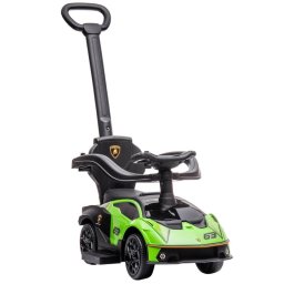 Aiyaplay 2 En 1 Coche Correpasillos Para Niños 12-36 Meses Lamborghini Verde