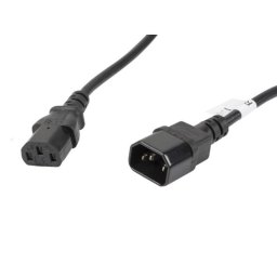 Cable de Alimentación Lanberg CA-C13E-11CC-0050-BK 5m C13 a C14 Negro