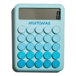 Calculadora Muitomas CALCULATORLB 12 dígitos escritorio azul claro