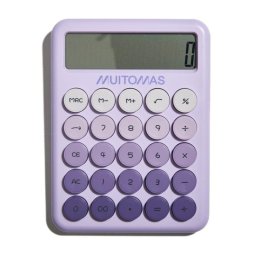 Calculadora Muitomas CALCULATORVL 12 dígitos violeta escritorio