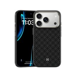 Benks Funda Para Iphone 17 Pro Max – Carcasa Con Magsafe De Fibra Kevlar Armorgrid Negra, Ultrafina Con Protección Anticaídas Y Protección De Cámara Con Ajuste Preciso