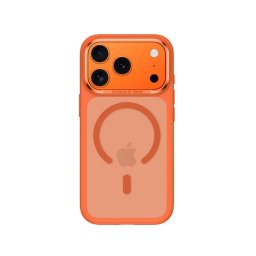 Benks Funda Para Iphone 17 Pro – Carcasa Con Magsafe Naranja, Acabado Mate Antihuellas Con Botón De Cámara Y Ajuste Preciso