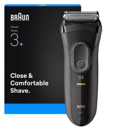 Afeitadora Facial Braun Serie 3 3000s Inalámbrica 30min Seco y Mojado Láminas Carga Rápida