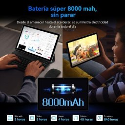 Tablet ExcitPower T90 WiFi 11" 8GB 128GB Azul con Teclado y Stylus Pen