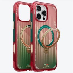 Funda para móvil Torras Ostand Q3 Air Backcover TPU Rojo con MagSafe para iPhone 16 Pro