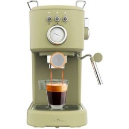 Cecotec Cafetera express Power Espresso 20 Retro Green. Verde