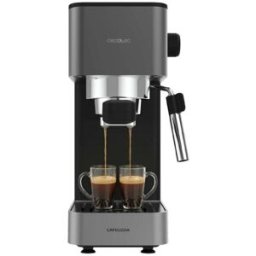 Cecotec Cafetera express Cafelizzia 690 Grey. Negro