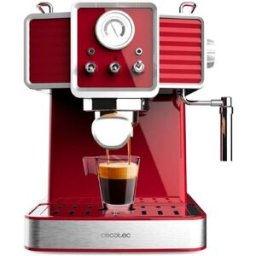Cecotec Cafetera express Power Espresso 20 Tradizionale Light Red. Rojo