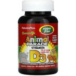 NaturesPlus Animal Parade Vit D3 500Ui 90 Comprimidos Mast