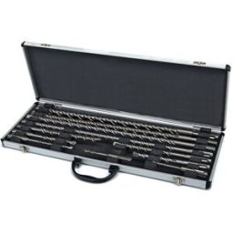 HBM Juego de brocas SDS de 11 piezas en caja de aluminio