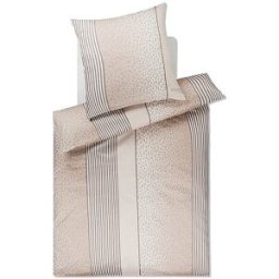 Joop Ropa de cama de satén LEO 70x90cm / 140x200cm arena beige