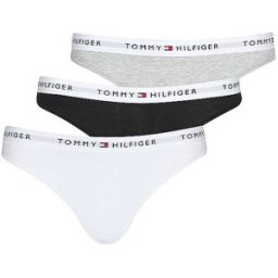 Tommy Hilfiger Slips Paq. de 3 negro / blanco / gris negro L