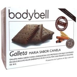 BodyBell Galleta María Sabor Canela 10x18g