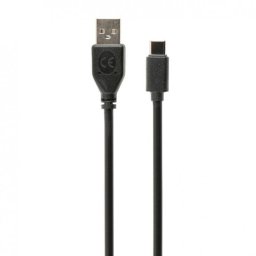 Cable USB Gembird CC-USB2-AMCM-6 Conectores Tipo A a C 1,8m Negro alta velocidad