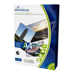 MediaRange MRINK101 Papel Fotográfico A4 130gr Blanco Mate 100 Hojas