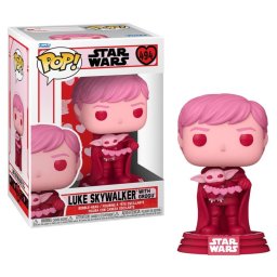 Funko Pop Star Wars The Mandalorian San Valentín Luke Skywalker y Grogu