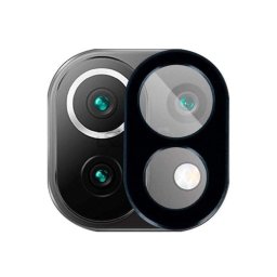 Funda para móvil La Casa de las Carcasas Protector de Cámara Cristal Negro para Xiaomi Mi 11 Lite