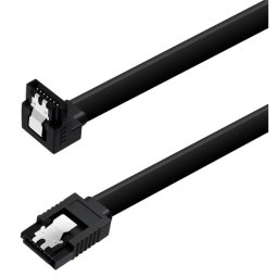 PcCom Essential Cable SATA III 6gbs AWG26 Compatible con 2 y 1 0.5m Acodado