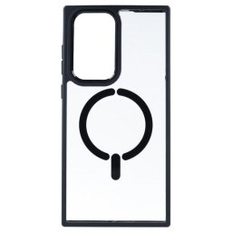 Funda para móvil La Casa de las Carcasas Bumper Compatible Magsafe TPU Negra para Samsung Galaxy S22 Ultra