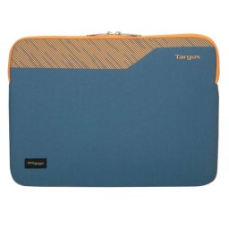 Funda Targus Pulse II EcoSmart 14" Neopreno Azul Naranja Hidrofóbica Monocromo