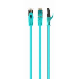 Cable de Red Gembird PP6A-LSZHCU-G-0.25M Cat6a S/FTP RJ-45 0,25m Verde LSZH Oro