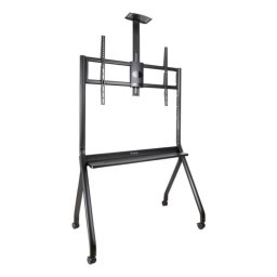 Soporte de Suelo TooQ FS20208M-B 55-100" Acero Ruedas Bloqueo VESA 200x200~900x600 120kg Negro
