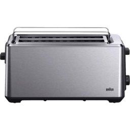 Tostador Braun HT 5220 BK 2 rebanadas 1470 W acero inoxidable negro