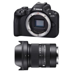 Cámara Mirrorless Canon EOS R50 24.2MP 4K 18-50mm F2.8 WiFi Bluetooth