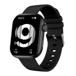 Akashi ALTSWATCALLBK Bluetooth 2,01" Negro Correa Única 5 días autonomía