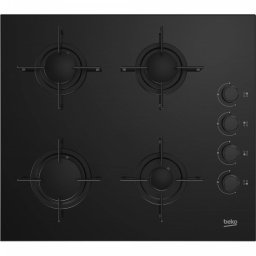 Beko HING 64120 SB Placa de Gas 4 Zonas 65cm Negra