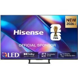 Hisense TV HI-QLED 55' (139 cm) 55A7S UHD 4K Smart TV con IA. Gris carbón
