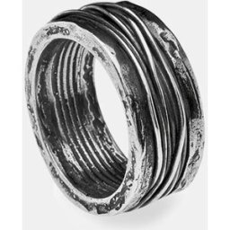 Plata de Palo Anillo Man de plata. (20) Plata
