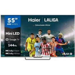 HAIER TV MiniLED 139 cm (55') H55M90EUX 4K UHD, Smart Google TV, Dolby Vision (Reacondicionado Grado A).