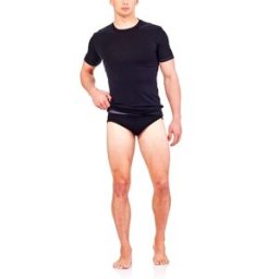 Icebreaker Ropa interior deporte Hombre Anatomica . (L) Negro