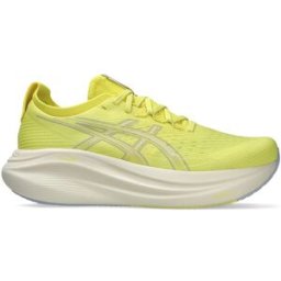 ASICS Zapatillas Running De Hombre Gel-Nimbus 27 . (44) Amarillo / Blanco