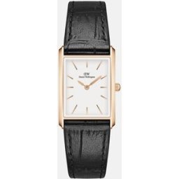 Daniel Wellington Reloj de mujer The Bound DW00100693 de piel negro. Negro