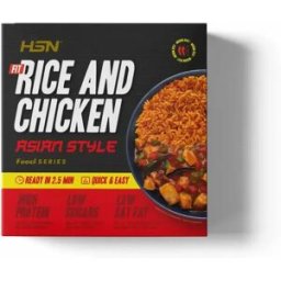 HSN Plato preparado estilo fit arroz con pollo en salsa estilo asiática - 420g - Platos preparados - Platos Preparados - 1 Servicios
