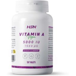 HSN Vitamina a 5000ui - 120 tabs - Vitaminas - Tabletas - 120 Servicios