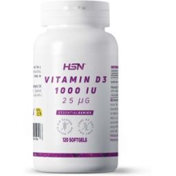HSN Vitamina d3 1000ui - 120 perlas - Vitaminas - Perlas - 120 Servicios