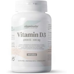 Vitaminalia Vitamina d3 4000ui - 365 tabs - Vitaminas - Tabletas - 365 Servicios