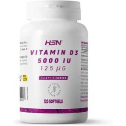 HSN Vitamina d3 5000ui - 120 perlas - Vitaminas - Perlas - 120 Servicios