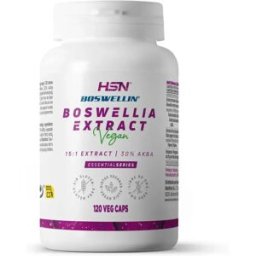 HSN Extracto de boswellia serrata (15:1) 340mg (boswellin®) - 120 veg caps - Extractos y plantas - Cápsulas Vegetales - 120 Servicios