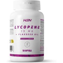 HSN Licopeno 15mg + aceite de semilla de lino - 120 perlas - Circulación-Corazón - Perlas - 120 Servicios
