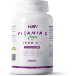 HSN Vitamina c 1000mg - 120 veg caps - Vitaminas - Cápsulas Vegetales - 120 Servicios