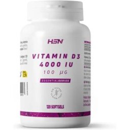HSN Vitamina d3 4000ui - 120 perlas - Vitaminas - Perlas - 120 Servicios