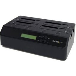 Startech.com StarTechcom Base Conexión Estación Dock Duplicador Autónomo Disco Duro 4 Bahías SATA IDE eSATA USB 30