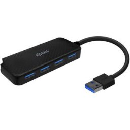 AISENS Hub USB 30 Tipo AM4x Tipo AH Negro 15cm