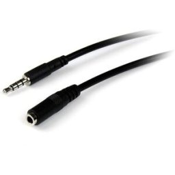 Startech.com StarTechcom Cable de 2m de Extensión Alargador de Auriculares Headset MiniJack 35mm 4 pines Macho a Hembra