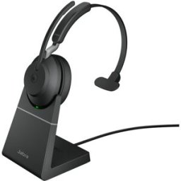 Jabra Evolve2 65 MS Mono Auriculares Inalámbrico Diadema OficinaCentro de llamadas USB tipo A Bluetooth Negro