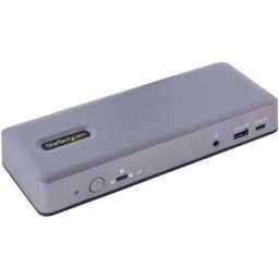 Startech.com StarTechcom Docking Station USBC 4K30 Triple 4K60 Doble Modo Alt DPDPHDMI Hub USB de 7 Puertos PD 30 GbE Audio KSlots Works With Chromebook